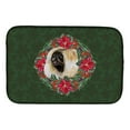thumbnail image 1 of Carolines Treasures CK1547DDM Pekingese Poinsetta Wreath Dish Drying Mat, 1 of 4