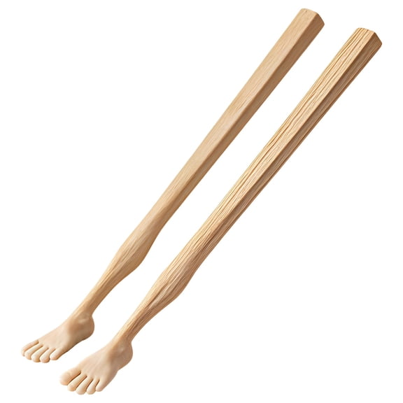 Pair of 2-in-1 Funny Chopsticks with Integrated Straw for Soup and Noodles, 3D Printed Toe Design Novelty Long-lasting Gag Gift Chopsticks for Party Favors and Sushi