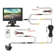 thumbnail image 1 of MJDOUD 7 Inch Car AHD Monitor with Rearview Camera 1080P Night Vision 24V Rear Camera Monitor Set for Parking 1024*600 Screen ,Clear Images, 1 of 7