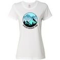 thumbnail image 3 of Inktastic Glacier National Park Montana Mountains Women's T-Shirt, 3 of 5