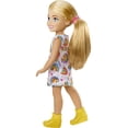thumbnail image 2 of Barbie Chelsea Doll Barbie Juguete para niños con vestido de impresión de arco iris y zapatos amarillos, 2 of 2
