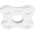thumbnail image 2 of 12"OD x 4"ID x 4"C x 1"P Luna Architectural Grade PVC Contemporary Ceiling Medallion, 2 of 11