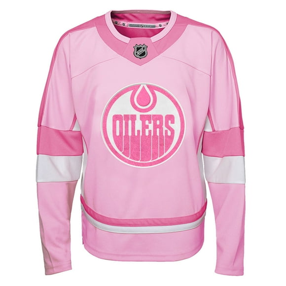 Outerstuff Preschool Girls Edmonton Oilers Pink Fashion Jersey