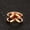 Rose Gold, variant on 18K Rose Gold Plating Hollow Band Stainless Steel Women's Gift Ring Size 6/7/8/9