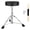 Silver, variant on Drum Throne,Padded Drum Seat Drumming Stools with Anti-Slip Feet for Adults and  Drummers (Black Upgrade)