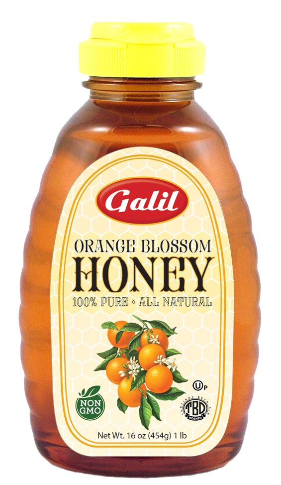 Galil Orange Blossom Honey 16 Oz Pack of 12