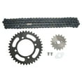 thumbnail image 1 of Chain Sprocket Kit,420 Chain 155mm 37T Front Rear Sprocket Chain T Sprocket Kit Finely Tuned Performance, 1 of 5