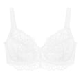 thumbnail image 3 of Sujetador Minizer HSIA, talla grande, con aros, cobertura total, blanco, 3 of 6