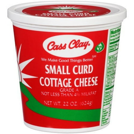 Cass-Clay Small Curd Cottage Cheese, 22 oz