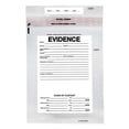 thumbnail image 1 of SECUR-PAK 100pk Evidence Bags, 12"x16" Transparent, Tamper Resistant Closure with Serialized Numbering, 1 of 1