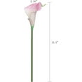 thumbnail image 2 of 10pcs Calla Lily Bridal Wedding Bouquet Lataex Real Touch Artificial Flower Home Party Decor (Yellow), 2 of 5