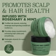thumbnail image 3 of Mascarilla capilar Luseta, romero y menta, fortalecedora, 500 ml, para cabello seco, 3 of 5