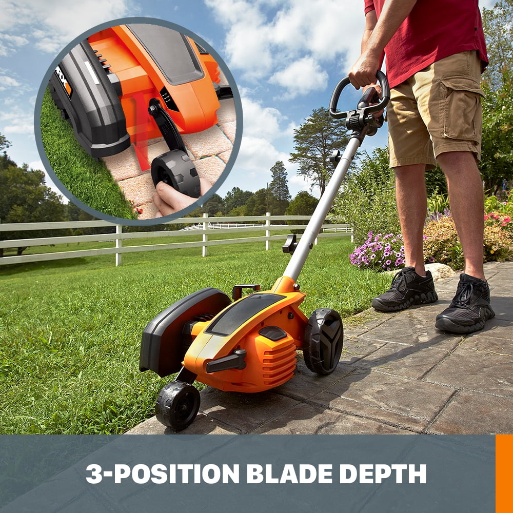 Details about   WORX WG896 12 Amp 7.5" 2-in-1 Electric Lawn Edger & Trencher 