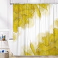 thumbnail image 2 of Green and Gold Marble Shower Curtain, Dark Emerald Sage Hunter Olive Green Fabric Shower Curtains Set for Bathroom, Modern Golden White Restroom Decor Accessories with Hooks 72X 72 Inch, 2 of 7