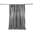 thumbnail image 5 of Efavormart Black White Striped Satin Backdrop Curtain Panel, Glossy Event Photography Background Room Divider Curtain Drapery - 8ftx10ft, 5 of 11