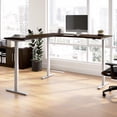 thumbnail image 1 of Move 60 Series 72W L Shaped Standing Desk in Mocha Cherry - Engineered Wood, 1 of 7