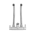 thumbnail image 4 of Ecomeon G1/4 Double Nozzle Single Cold Faucet 360 Degree Rotating 304 Stainless Steel Basin Tap For Kitchen Bathroom,Kitchen Faucet,Basin Tap, 4 of 8