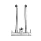 thumbnail image 2 of Basin Tap, Double Nozzle G1/4 Thread Stainless Steel Faucet  For Home For Bathroom For Kitchen ANGGREK Sink Faucet, 2 of 8