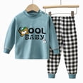 thumbnail image 4 of masbird Toddler Pajamas Boys Girls Baby Pjs Sets Kids 2pcs Long-Sleeve Snug fit Sleepwear 6-12 Months 12-24 Months 2t 3t 4t 5t 6t 7t 8t 9t Children(Navy,18-24 M), 4 of 4