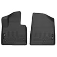 thumbnail image 1 of Fits 2013-2018 Hyundai Santa Fe Sport Husky Liner Floor Liner 13851 WeatherBeater; Molded Fit; Smooth Arcing Ribs/Raised Heel Pad; Black; TPO Thermoplastic Olefin; 2 Piece, 1 of 3
