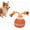 orange, variant on 2026 New Smart Motion Pet Ball, Interactive Smart Rolling Pet Ball with Motion Activated and Squeaky for Small/Medium/Large Dog