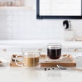 thumbnail image 4 of Tazas de café CNGLASS de vidrio de doble pared, 290 ml, juego de 4, 4 of 8