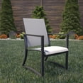 thumbnail image 2 of COSCO Outdoor Furniture, Patio Dining Chairs, 6 pack, Steel, Light Gray Sling, 2 of 10