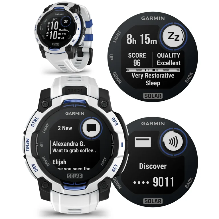 Garmin Instinct 3 Rugged Outdoor GPS Smartwatch 45mm Solar