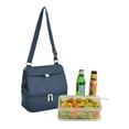 thumbnail image 4 of Picnic at AscotExtra Large Insulated Cooler Bag - 30 Can Tote - Grey/Green (421-DG), 4 of 4