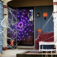 Giant Spider Web Lights and Cobweb for Lighted Halloween Decorations ...