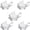 Clear, variant on Luoshdecor Tea Light Holders,Cute Bird Shaped Glass Candle Holder for Wall Art Decoration Entryway Bathroom Office Tabletop Decor ation