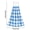 Blue Gingham Checker Pattern, variant on Haosy 2 Pack Kitchen Wash Cloths with Hanging Loops Absorbent Absorbent Quick Drying Hand Towels, Cute Cartoon Skull