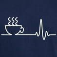 thumbnail image 3 of CafePress - Coffee Heartbeat T Shirt - Men's Classic Graphic Cotton T-Shirt, 3 of 4