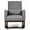 Dark Gray, variant on Topbuy 2-in-1 Upholstered Rocking Chair with Wood Leg & Pillow Relax Sofa Chair Light Gray