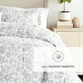 thumbnail image 3 of All Season Ultra Soft Comforter Set Down-Alternative Bedding in Abstract Garden for Full/Queen Size by Comfort Canopy, 3 of 14