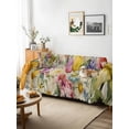 thumbnail image 3 of Spring Floral Couch Cover for Dogs, Farmhouse Elegant Flowers Vintage Art Washable Sofa Covers Slipcover for Pets Dogs Futon Cover, Couch Recliner Covers, Oversized Chair Slipcover 71"x91", 3 of 9