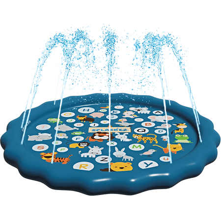 SplashEZ Splash Pad Baby Pool and Sprinkler for Kids