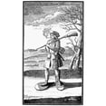 thumbnail image 2 of Voyageur 1722. Na French-Canadian Voyageur On Snowshoes. French Engraving 18Th Century. Poster Print by, 2 of 2