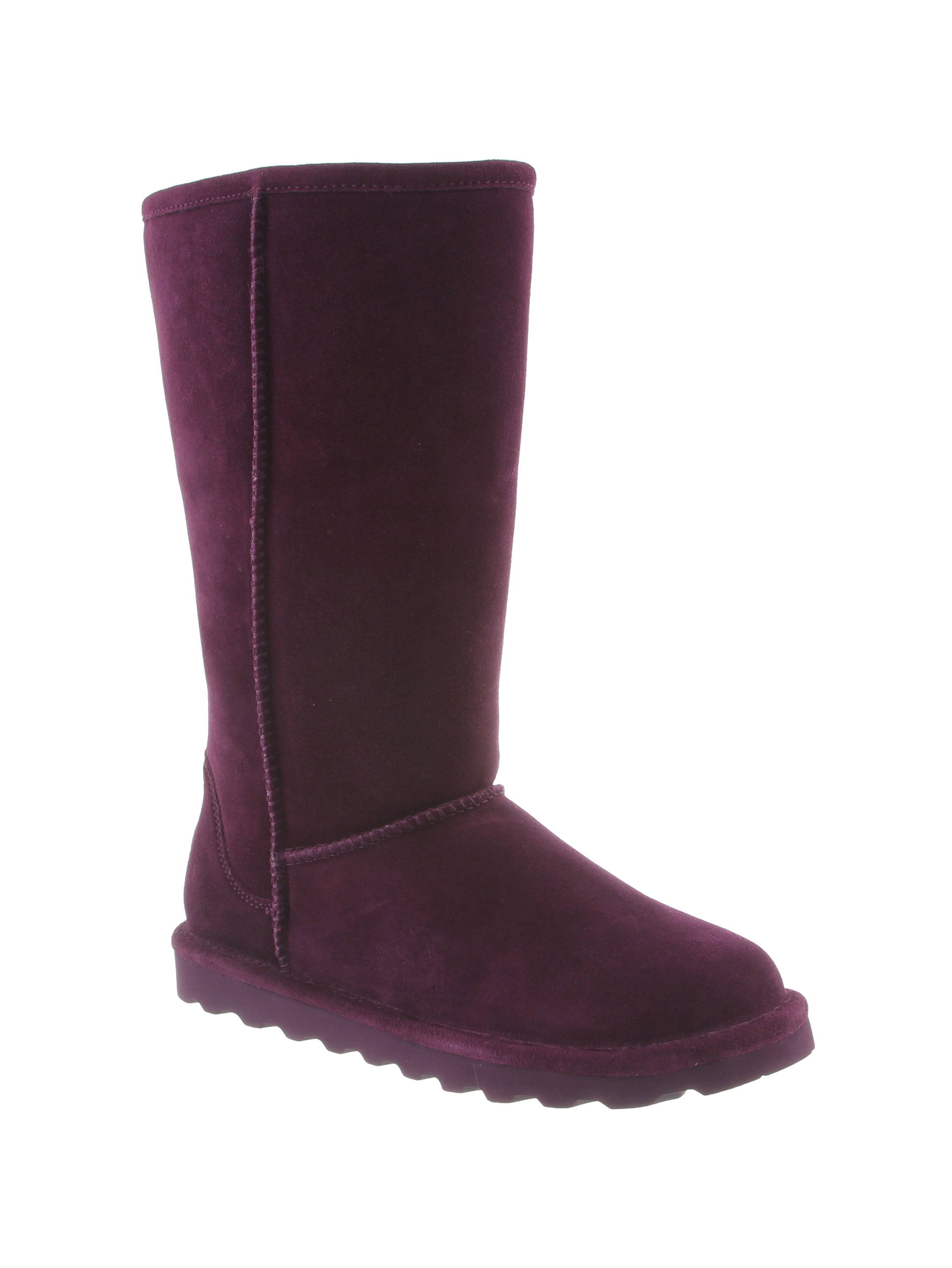purple long boots