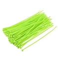 thumbnail image 2 of 150mm x 2.5mm Fluorescent Green Cable Zip Ties Self-Locking Nylon Tie Wraps 100 Pack, 2 of 5
