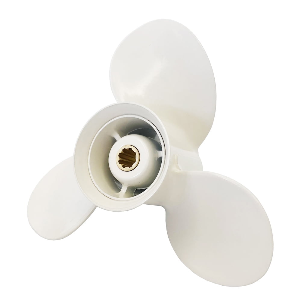 Aluminum Outboard Propeller 7.8x8 - 12 Spline For Mercury 4HP, 5HP, 6HP Engines (Right Hand)