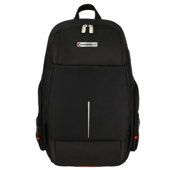 Mochila Portalaptop 17'' CARL Swissmobility, Color Negro.