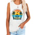 thumbnail image 2 of Camiseta holgada sin mangas con cuello redondo y estampado de moda para mujer Pompotops lopia993899, 2 of 4