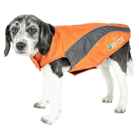 UPC: 0858342003513 | Helios Octane Softshell Neoprene Satin Reflective Dog Jacket w/ Blackshark technology