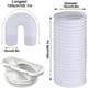 thumbnail image 5 of Manguera de escape de aire acondicionado universal, resistente al calor, flexible, de polipropileno PVC, rosca en sentido antihorario, longitud de 150 cm, manguera de aire acondicionado portátil para, 5 of 5