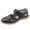 Black, variant on DSJLMQ Women's Adjustable Strap Sandals Hollow Breathable Casual Shoes Fashion Wide Width L𝗈afers Comfortable Work Daily Walking Slide Non-S𝗅ip Closed Toe Sandalias