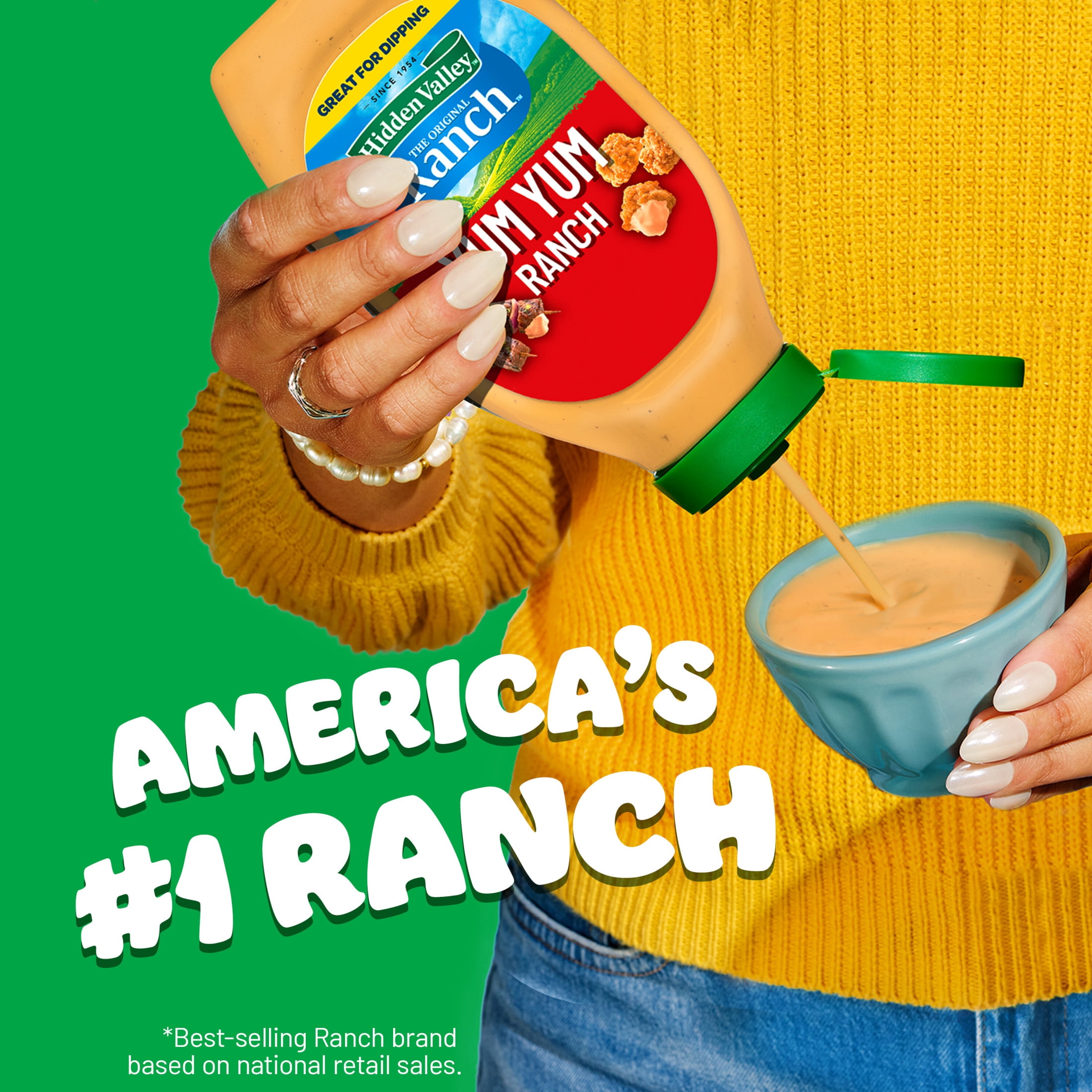 Hidden Valley Yum Yum Ranch Condiment and Dressing, 20 fl oz