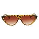 thumbnail image 1 of Gafas de sol vintage de moda para mujer, gafas grandes de diseño con montura de leopardo y montura de leopardo y lente marrón degradado, 1 of 6