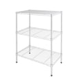 thumbnail image 3 of (3 pack) Hyper Tough 3-Tier Wire Shelving Rack, Chrome, 750 lbs Capacity, 3 of 12