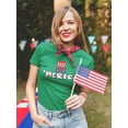 thumbnail image 2 of Merica Hat And Sunglasses T-Shirt Women -Image by Shutterstock, Female x-Large, 2 of 4